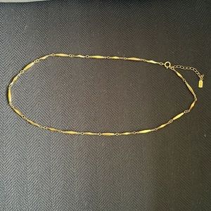NWOT Gold necklace by Nikken. 18-20”. 23K gold plated magnetic technology.